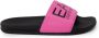 Emporio Armani EA7 Roze Bedrukte Pantoffels 2cm Hak Pink Dames - Thumbnail 3