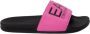 Emporio Armani EA7 Roze Bedrukte Pantoffels 2cm Hak Pink Dames - Thumbnail 1