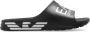 Emporio Armani EA7 Heren Zwarte Zilveren Rubberen Slipper Black Heren - Thumbnail 5