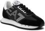 Emporio Armani EA7 Zwarte Casual Textiel Sneakers met 3cm Rubberen Zool Black Heren - Thumbnail 5