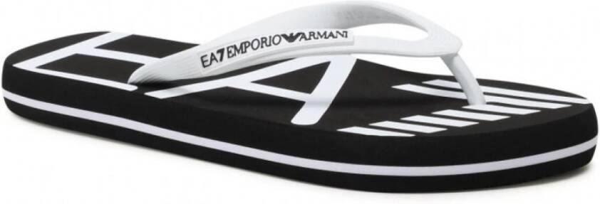 Emporio Armani EA7 Logo Flip-Flops Black- Heren Black