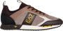 Emporio Armani EA7 Bruine Casual Leren Sneakers Brown Heren - Thumbnail 1