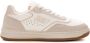 Emporio Armani EA7 Sneakers met veters en contrastdetails Beige Dames - Thumbnail 1