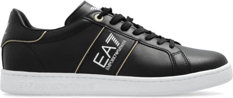 Emporio Armani EA7 Sportschoenen met logo Black Heren