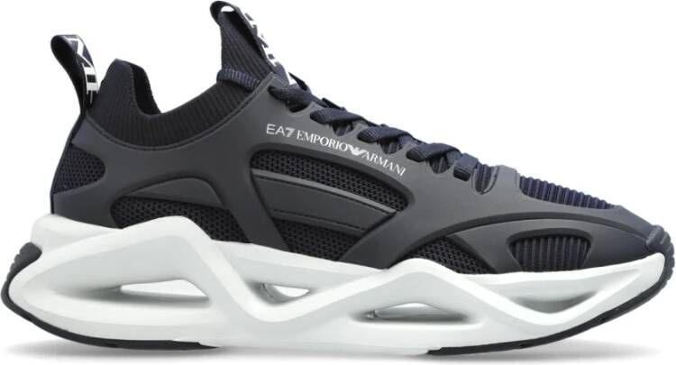 Emporio Armani EA7 Sportschoenen met logo Blue Heren