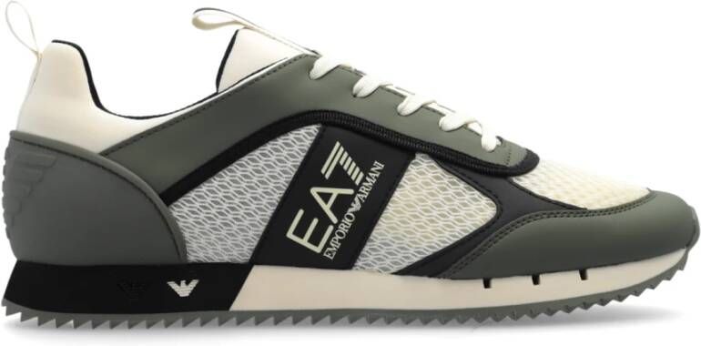 Emporio Armani EA7 Sportschoenen met logo Green Heren