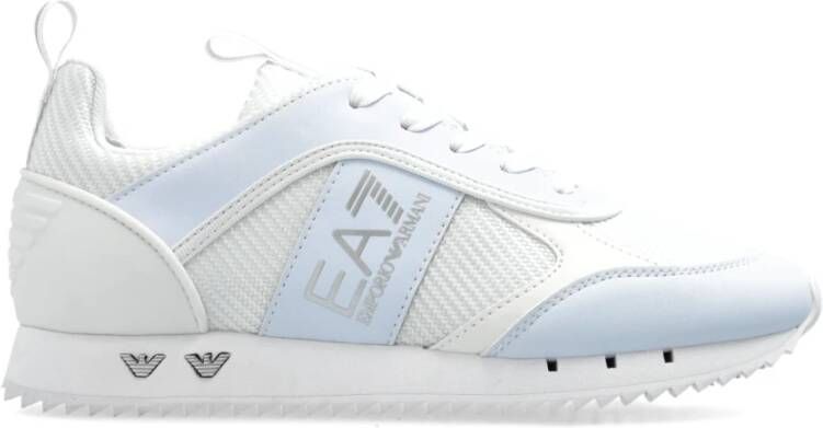 Emporio Armani EA7 Sportschoenen met logo White Dames