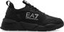 Emporio Ar i EA7 Eenvoudige Vetersneakers Black - Thumbnail 13