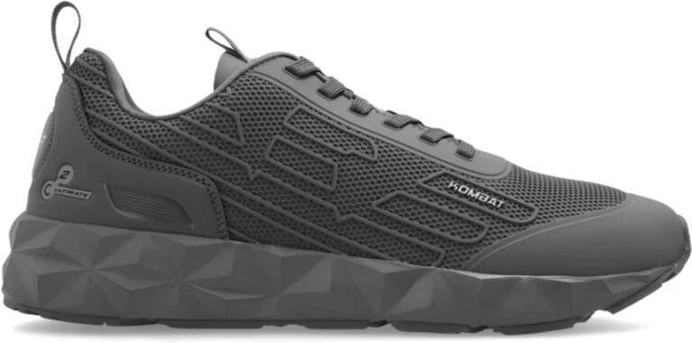 Emporio Armani EA7 Sportschoenen met veters Gray Heren