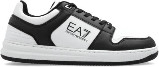 Emporio Armani EA7 Sportschoenen met veters White Heren