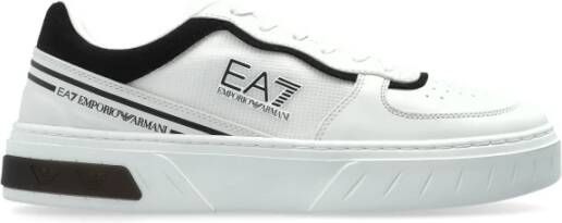 Emporio Ar i EA7 Multicolor Vetersluiting Sneakers White