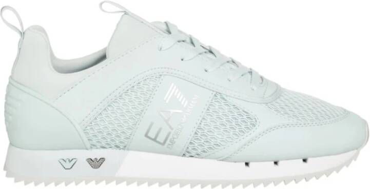 Emporio Armani EA7 Stijlvolle Heren Sneakers Hoge Kwaliteit Blue Heren