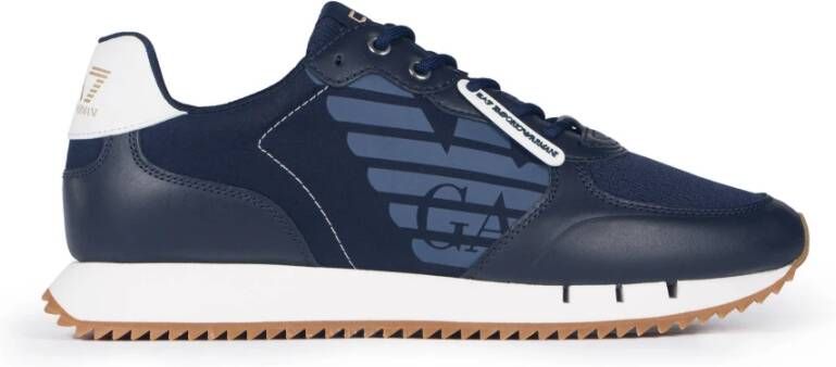 Emporio Armani EA7 Stijlvolle herensportschoenen Blue Heren