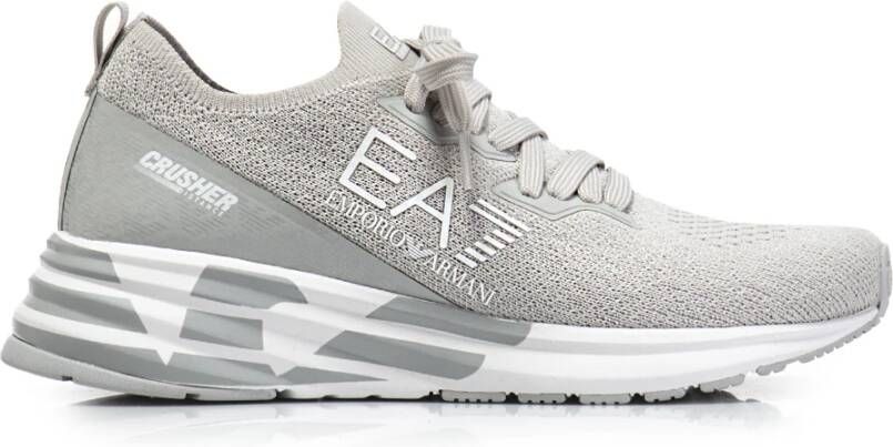 Emporio Armani EA7 Unisex Sneakers X8X095-Xk240-S320 Grijs Gray Dames