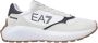 Emporio Armani EA7 Witte Leren Sneakers Minimalistische Stijl White Heren - Thumbnail 2