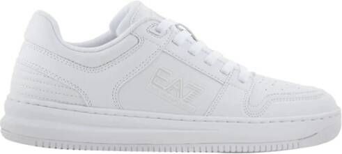 Emporio Ar i EA7 Witte Sneakers Stijlvol Comfortabele Schoenen White