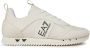 Emporio Armani EA7 Witte textiel en PU leren sneakers White Heren - Thumbnail 2