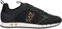 Emporio Armani EA7 X8X185 Lifestyle Sneakers Zwart Goud Wit Black Heren - Thumbnail 7