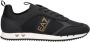 Emporio Armani EA7 X8X185 Lifestyle Sneakers Zwart Goud Wit Black Heren - Thumbnail 11