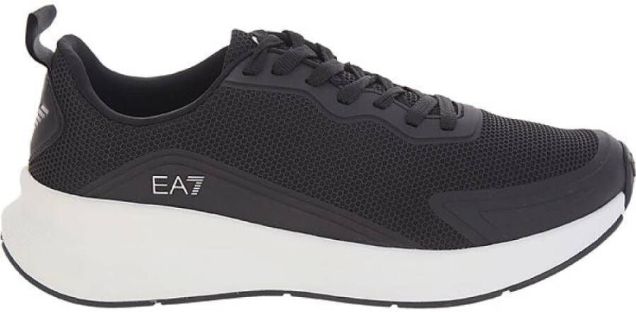 Emporio Armani EA7 Zwarte Sneakers Aw23 Black Heren