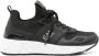 Emporio Armani EA7 Zwarte Sneakers Textuurafwerking Paneelontwerp Black Dames - Thumbnail 7