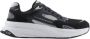 Emporio Armani Cusher Sonic Mix sneaker van suède met mesh details - Thumbnail 1