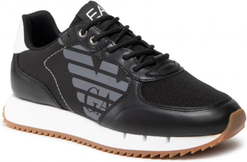 Emporio Armani EA7 Zwart Wit Unisex Sneaker Training Black Heren