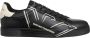 Emporio Armani Eenvoudige Vetersneakers Black Heren - Thumbnail 5