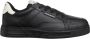 Emporio Armani Eenvoudige Vetersneakers Black Heren - Thumbnail 7