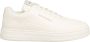 Emporio Armani Eenvoudige Vetersneakers White Heren - Thumbnail 1