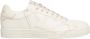 Emporio Armani Eenvoudige Vetersneakers White Heren - Thumbnail 1