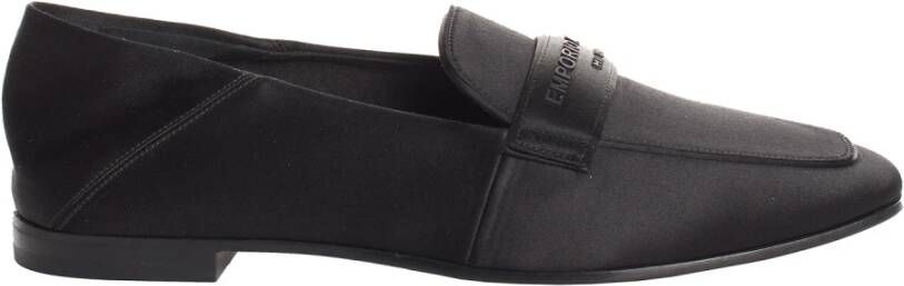 Emporio Armani Elegante Moderne Dames Loafers Black Dames