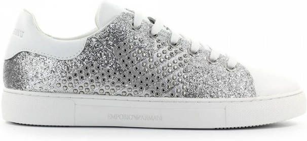 Emporio Armani Glitter Studs Sneaker