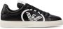 Emporio Armani Sneaker With Maxi Logo Zwart Heren - Thumbnail 1