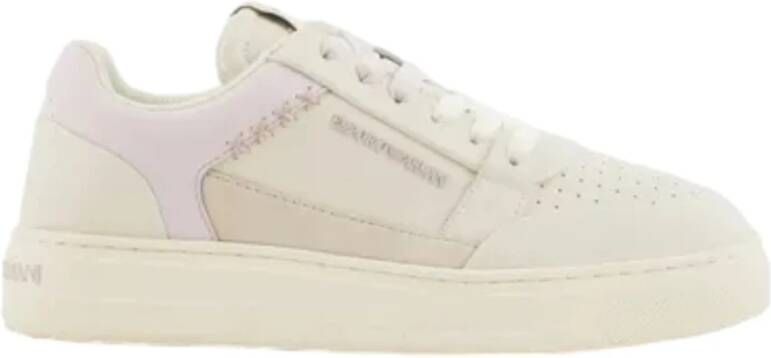 Emporio Armani Lage Sneakers White Dames