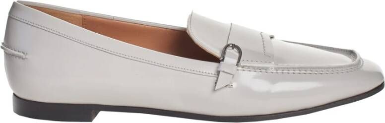 Emporio Armani Lakleren dames loafers White Dames