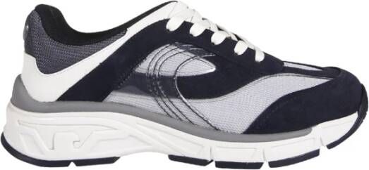 Emporio Armani Navy Lage Sneaker Gray Heren