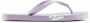 Emporio Armani Platte PVC Logo Tongs Les Violets Purple Dames - Thumbnail 1