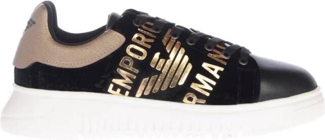 Emporio Armani Stijlvolle en comfortabele sneakers voor heren Black Heren