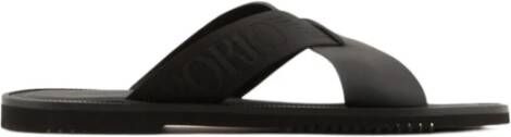 Emporio Armani Zomerse Stijl Sliders Black Heren