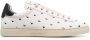 Emporio Armani Sneakers van leer met all-over logo - Thumbnail 1