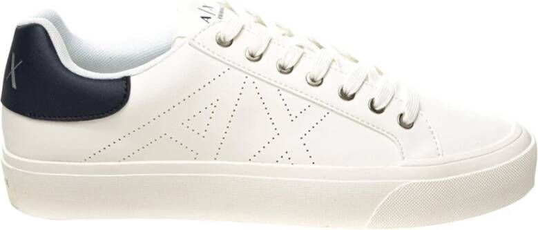 Armani Exchange Men's Sneakers Wit Heren