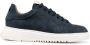 Emporio Armani Blauwe Suède Lage Sneakers Blue Heren - Thumbnail 1