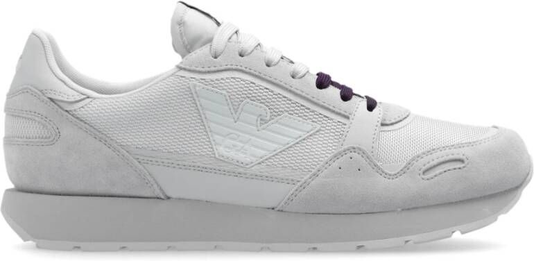 Emporio Armani Sneakers met logo Gray Dames