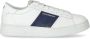 Emporio Armani Leren Heren Sneakers Stijlvol en Comfortabel White Heren - Thumbnail 2