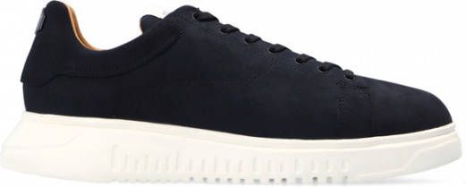 Emporio Armani Sneakers van leer met labeldetails