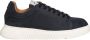 Emporio Armani Blauwe Suède Lage Sneakers Blue Heren - Thumbnail 3