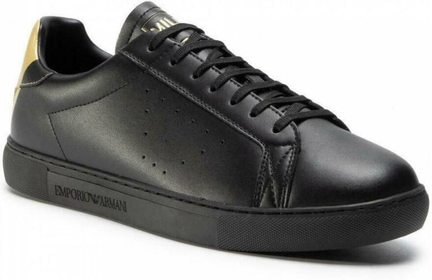 Emporio Armani Stijlvolle Sneakers voor Heren Black Heren