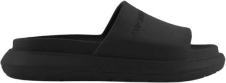 Emporio Armani Sportieve Heren Slippers Comfortabele EVA Binnenzool Black Heren