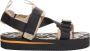 Emporio Armani Sportieve Plateau Sandalen met Klittenbandsluiting Black Heren - Thumbnail 1